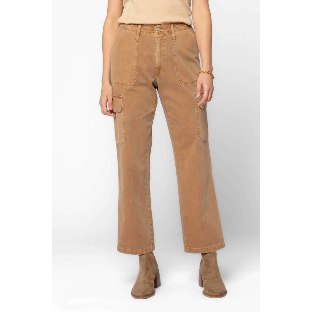 NEW VELVET HEART bradley cargo pant in tree bark